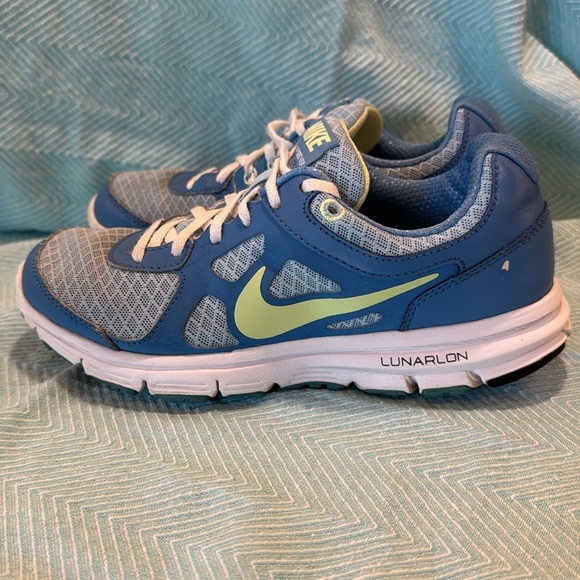 Nike Lunar coast lime ice blue kids youth size 4.5 sneakers tennis shoes running - Picture 6 of 14